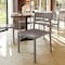 Flash Furniture Bridgeport Stacking Patio Chairs w/Slatted Backrest, All-Weather Resin Chairs, Gray, 2PK 2-DHF-317-APP-GRY-GG - alternate 8
