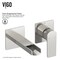Vigo Atticus Single Handle Wall Mount Bathroom Faucet in Brushed Nickel VG05005BN - alternate 6