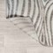 Jonathan Y Maribo High-Low Abstract Groovy Striped Gray/Ivory 6 ft Round Indoor/Outdoor Area Rug SCN103B-6R - alternate 6