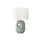Monarch Specialties Lighting, 26"h, Table Lamp, Green Ceramic, Ivory / Cream Shade, Contemporary, Modern I 9678 - alternate 1