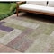 Homeroots 8' X 10' Green Purple And Pink Geometric Washable Indoor Outdoor Area Rug 612415 - alternate 1