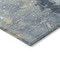 Homeroots 8' Graphite And Gold Round Abstract Washable Indoor Outdoor Area Rug 618504 - alternate 8