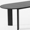Homeroots 78" Black Solid Wood Oval Dining Table 712173 - alternate 5