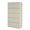Hirsh 36 in W 5 Drawer Lateral File Cabinet, Putty, A4/Legal/Letter 17638 - alternate 10