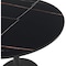 Leisuremod Bristol Modern Round Dining Table with MDF Wood Top and Steel Pedestal Base BTBL-24BLS - alternate 7