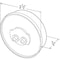 Grote Clearance Light - LED; Round; 2.5 Inch Diameter x 0.75 Inch Height; Red Polycarbonate Lens; White Po G1032-5 - alternate 5