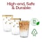 Smarty Had A Party 12 oz Clear with Gold Dots Round Disposable Plastic Tumblers 240 Cups, 240PK 518-G-CASE - alternate 7