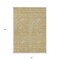 Homeroots 5' X 8' Gold And Beige Geometric Washable Indoor Outdoor Area Rug 594546 - alternate 7