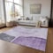 Homeroots 3' X 5' Purple Eggplant And Gray Abstract Washable Indoor Outdoor Area Rug 582026 - alternate 5