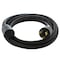 Ac Works SOOW; Cold Weather Extension Cord, 12 AWG, Indoor/Outdoor, 12/3, 1 Outlets, L5-20R, Black, Rubber L520PR-010 - alternate 1