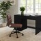 Martha Stewart Lulu Upholstered Office Chair in Saddle Brown/Oil Rubbed Bronze CH-240229-1-BR-BK-MS - alternate 8