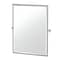 Gatco Sky 32.5" Framed Rectangle Mirror Satin Nickel 5569FS - alternate 1