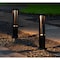 Gardenised 24-Inch Round LED Bollard Path Lights - Durable Decorative Aluminum Wired Landscape Lighting for QI004596-24 - alternate 6