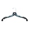Nahanco 17in Black Plastic Middle Heavy Weight Shirt Hanger, 100PK 2505 - alternate 1