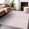 Homeroots 5' X 8' Pink And Ivory Abstract Washable Indoor Outdoor Area Rug 594954 - alternate 8