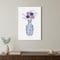 Homeroots 24" x 16" Blue and White Life Floral Vase Canvas Wall Art 399087 - alternate 4
