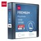 Deli Heavy Duty View Binder 1.5in, Letter, 3-Sided D-Ring, 4 Pockets, Black, 12PK CF574-BK - alternate 1