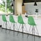 Leisuremod Cresco Acrylic Barstool - Modern ABS Plastic Counter Stool with Steel Legs & Footrest CRBL-30WG - alternate 10