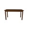 Homeroots 60" Raw Umber Solid Wood Dining Table 548914 - alternate 8