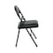 Office Star Products FF Series Folding Chair with Vinyl Seat and Back, Black FF-23324V - alternate 3