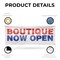 Signmission Boutique Now Open, 36 Inch x 96 Inch, Vinyl Banner B-96-30492 - alternate 4