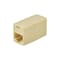 Monoprice CAT5E, RJ45, Straigt Inline Coupler, Beige 7280 - alternate 1
