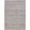 Homeroots 5' X 8' Linen And Gray Striped Washable Indoor Outdoor Area Rug 615669 - alternate 5