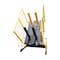 Vestil Steel Portable Pallet Inverter With Cage 32-76 IN. Fork Opening 3,000 Lb. Cap, Yellow/Black PI-P-SL-3276-PRSR - alternate 8
