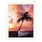 Homeroots Palm Tree Sunset Black Framed Print Wall Art 529594 - alternate 3