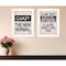 Homeroots Set Of Two The New Normal White Framed Print Wall Art, 2PK 408176 - alternate 3