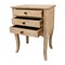 Homeroots 29" White Solid Wood Three Drawer Nightstand 488758 - alternate 6