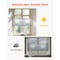 Vevor Stained Glass Window Panel Tiffany Style Hanging Window Panel 35.2" x 13" NC-SG09 - alternate 3