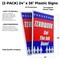 Signmission Teamwork Get The Job Done!, Plastic Signs Only 24 Inch x 36 Inch, Corrugated Plastic, 2PK CSB-2436-2PACK-TeamworkGetTheJobDone! - alternate 2