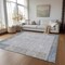 Homeroots 9' X 12' Taupe Beige And Blue Geometric Washable Indoor Outdoor Area Rug 582000 - alternate 8