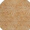 Homeroots 8' Copper And Beige Round Abstract Washable Indoor Outdoor Area Rug 599744 - alternate 5