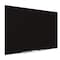 Fab Glass And Mirror Magnetic Glass Dry Erase Board for Wall, (48in x 96in) Eased Corners, Black Surface Frameless wit GBZ48x96-SB630 - alternate 1