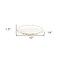 Homeroots 10in Clear And Gold Glass Platter 375751 - alternate 4