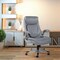 Office Star Products Office Chair, Silver, Leather, Swivel ECH75137-EC2 - alternate 5