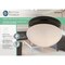 Boston Harbor Single Light Round Ceiling Fixture, 120 V, 60 W, 1-Lamp, A19 or CFL Lamp, Bronze Fixture F13BB01-6854-ORB - alternate 2