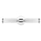 Jonathan Y Cecil 23" 2-Light Tall Cylinder Iron/Striped Glass Modern Mid-Century LED Vanity, Chrome JYL3538A - alternate 10