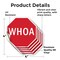 Signmission Whoa, 4 inch X 4 inch, Vinyl Decal, 5PK OC-D-5PACK-4-63 - alternate 4