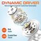 Delton USB-C Wired In-Ear Computer Headset/Headphone with Mic, White 15EC - alternate 7