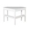 Homeroots 48" White Solid Wood Corner Writing Desk 402031 - alternate 5
