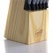 Gibson Home Dorain 14 Piece Stainless Steel Cutlery Set in Black with Wood Block 127769.14 - alternate 6