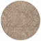 Homeroots 8' Brown And Beige Round Floral Washable Indoor Outdoor Area Rug 594613 - alternate 8