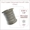 Laureola Industries 3/32 in.-1/8 in. Vinyl Coated Clear Galvanized Cable 7x7 Strand Wire Rope, 1000 ft ZAG332018-77-GPC-1000 - alternate 1