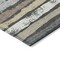 Homeroots 5' X 8' Charcoal Beige And Brown Striped Washable Indoor Outdoor Area Rug 598873 - alternate 7