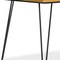 Homeroots 66" Oak and Black Wood and Iron Dining Table 640712 - alternate 5