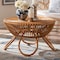 Bali & Pari Abel Natural Rattan Coffee Table with Splayed Legs - Handcrafted Boho Accent Table, Light Honey 259-14220-ZORO - alternate 7
