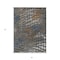 Homeroots 3' X 5' Charcoal Brown And Copper Abstract Washable Indoor Outdoor Area Rug 596782 - alternate 4
